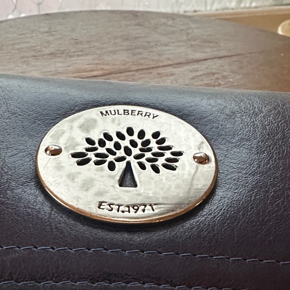 Mulberry Royal Blue Leather Clutch - Picture 2 of 6